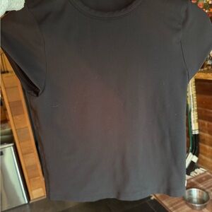 Vuori black halo baby tee